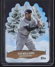 2024 Topps Holiday Evergreen Die Cuts Ted Williams #EG-18 card