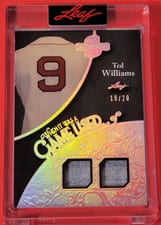 2025 Leaf Spectacular Baseball When it Was A Game Used Ted Williams #WU-27
