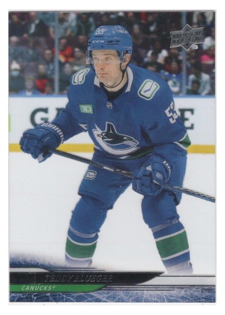 2024-25 Upper Deck Base Set Teddy Blueger #428 card