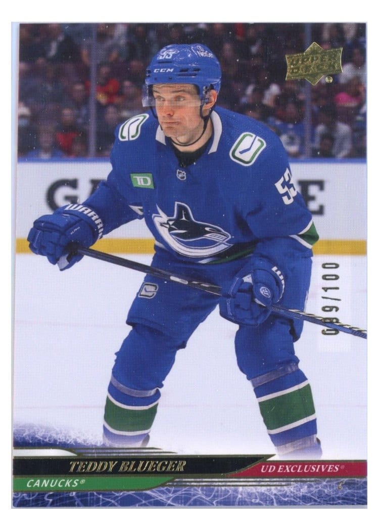 2024-25 Upper Deck Base Set Teddy Blueger #428 card