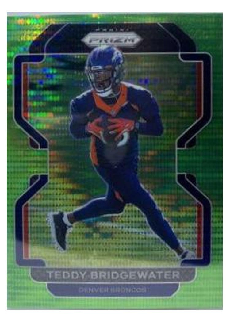 2021 Panini Prizm Base Set Teddy Bridgewater #201 card