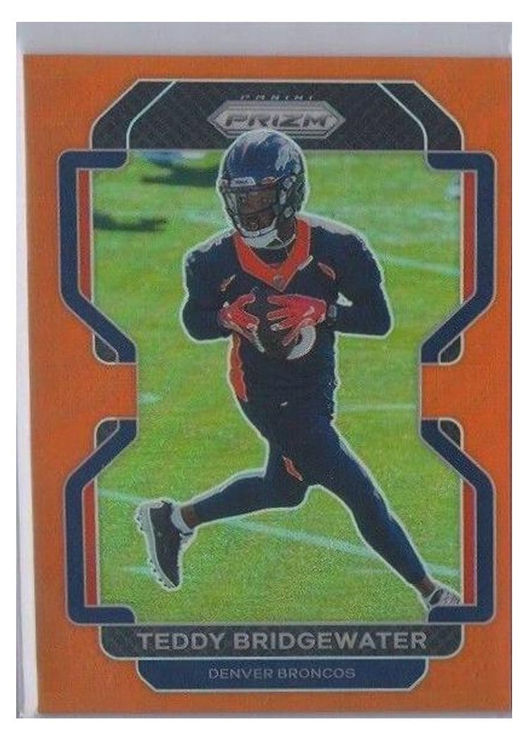 2021 Panini Prizm Base Set Teddy Bridgewater #201 card