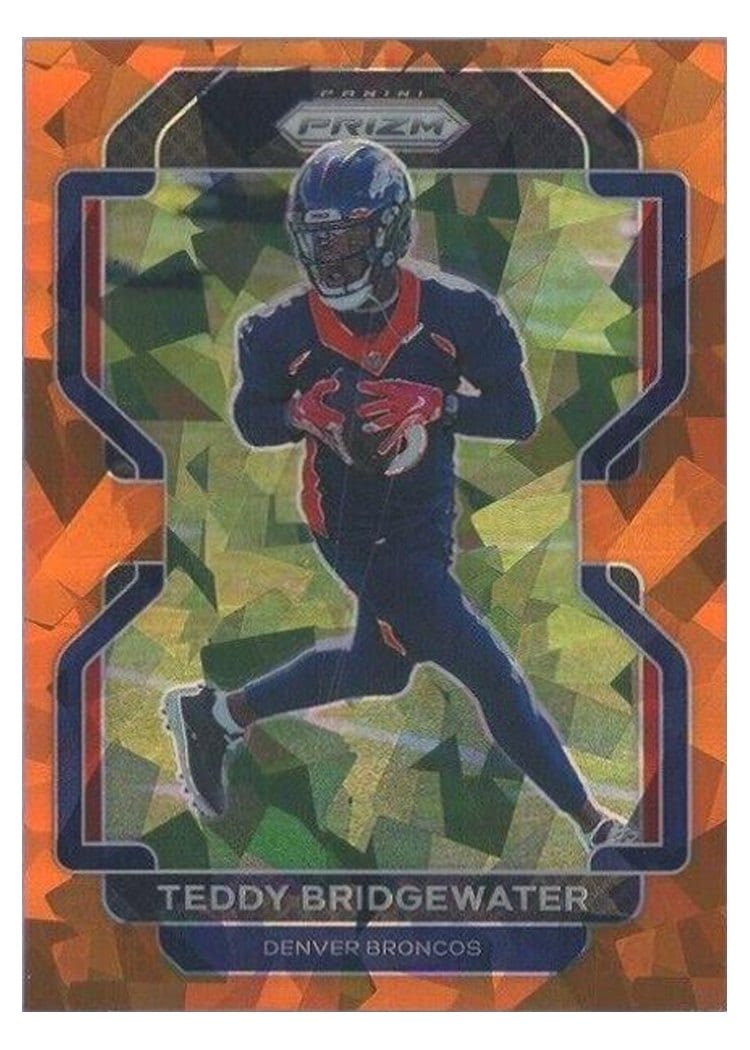 2021 Panini Prizm Base Set Teddy Bridgewater #201 card