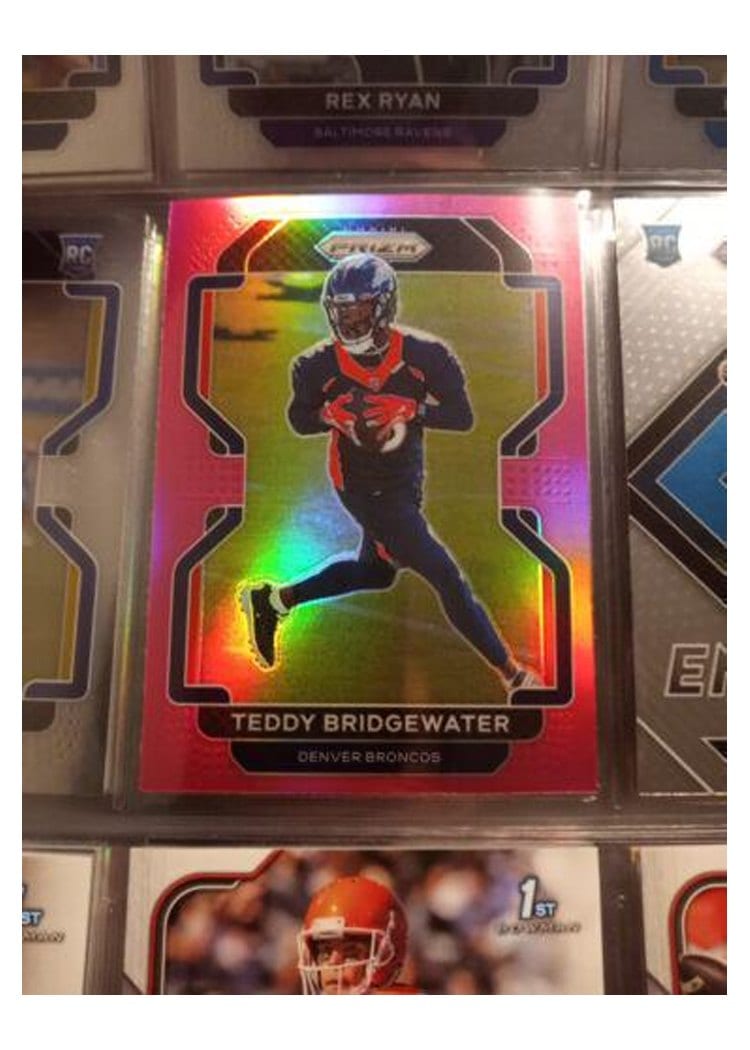 2021 Panini Prizm Base Set Teddy Bridgewater #201 card