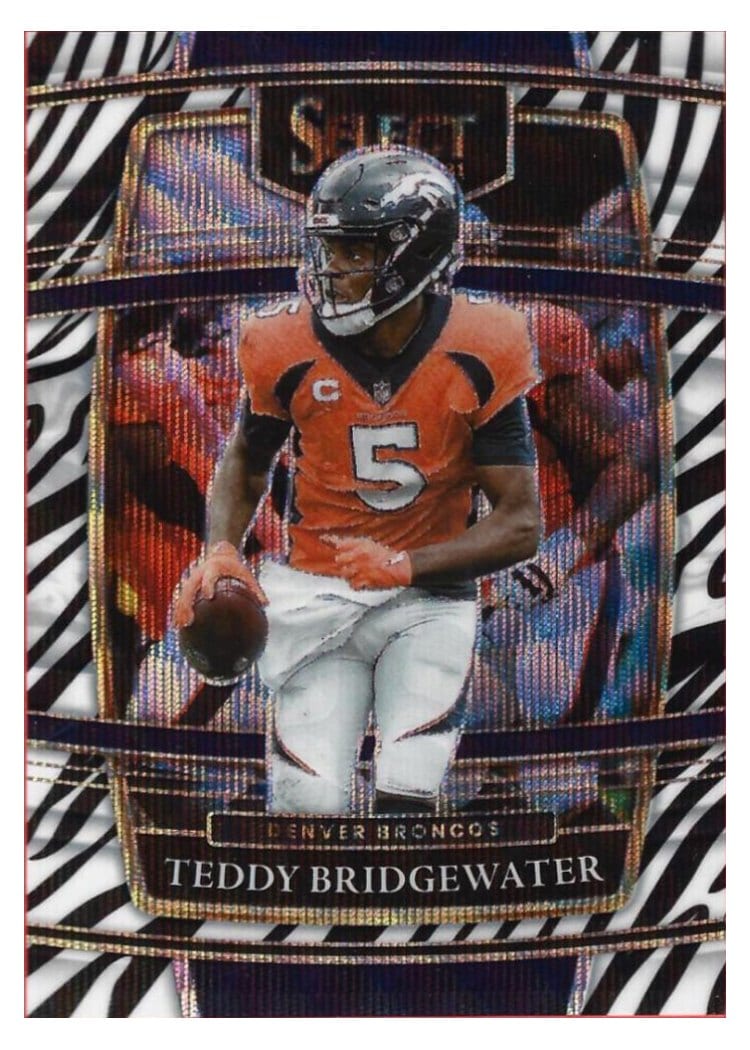 2021 Panini Select Base Set Teddy Bridgewater #12 card