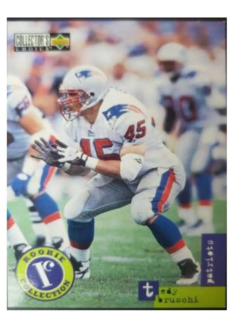 1996 Collector's Choice Update Tedy Bruschi #U43 card