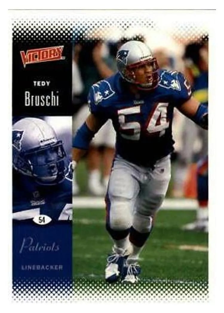 2000 Upper Deck Victory Tedy Bruschi #112 card