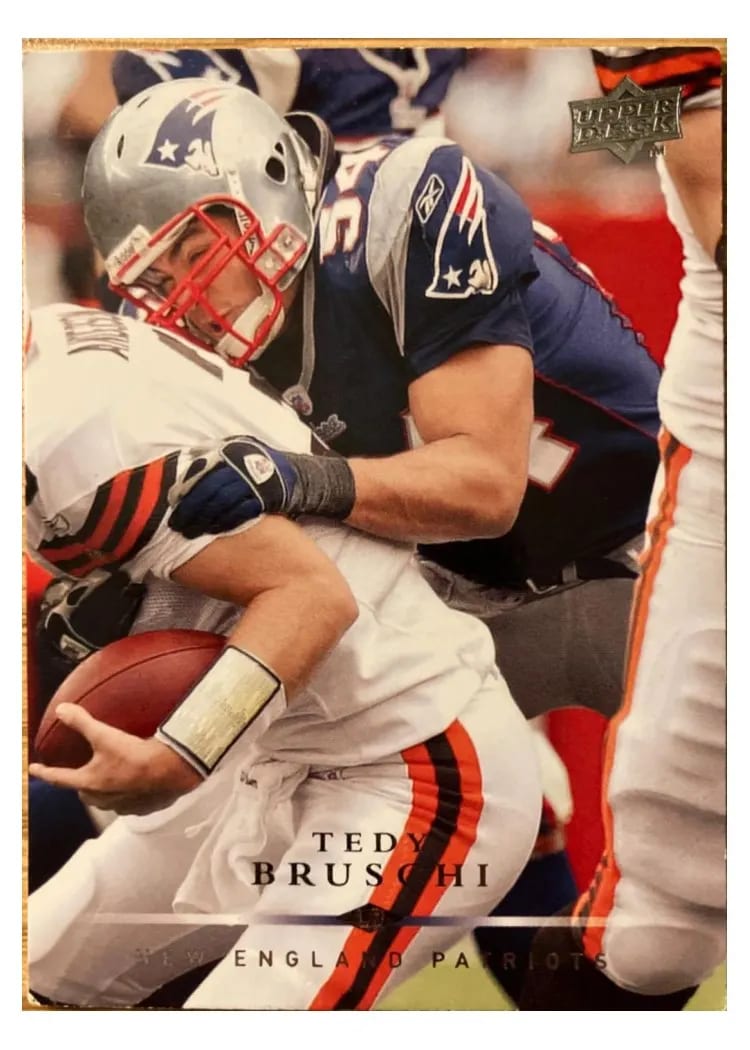 2008 Upper Deck Tedy Bruschi #115 card