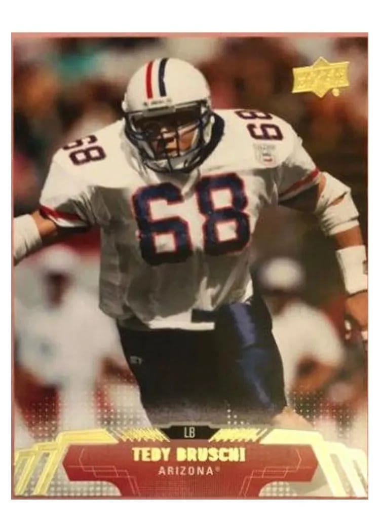 2014 Upper Deck Tedy Bruschi #17 card