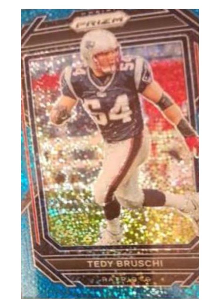 2022 Panini Prizm Base Set Tedy Bruschi #206 card