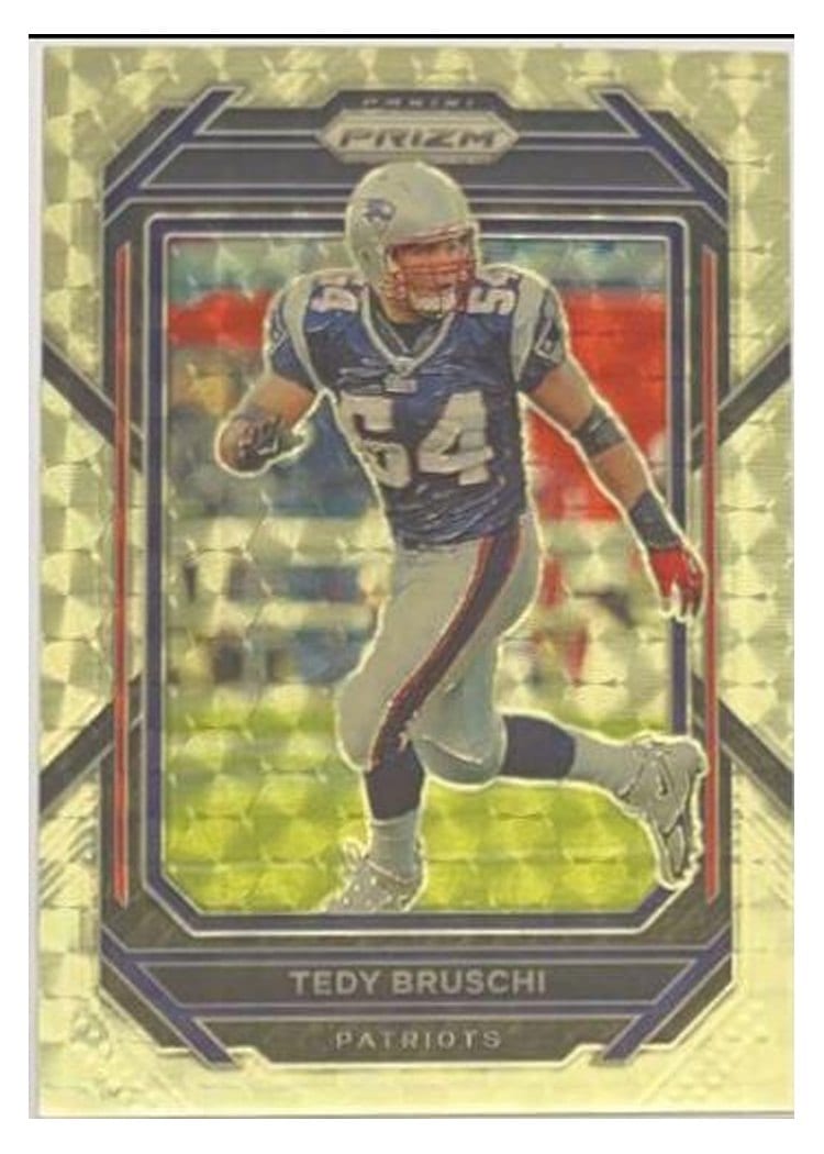 2022 Panini Prizm Base Set Tedy Bruschi #206 card