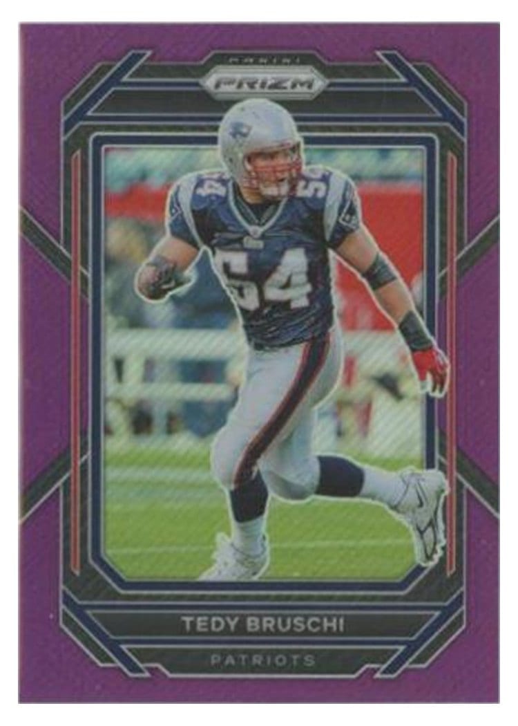 2022 Panini Prizm Base Set Tedy Bruschi #206 card