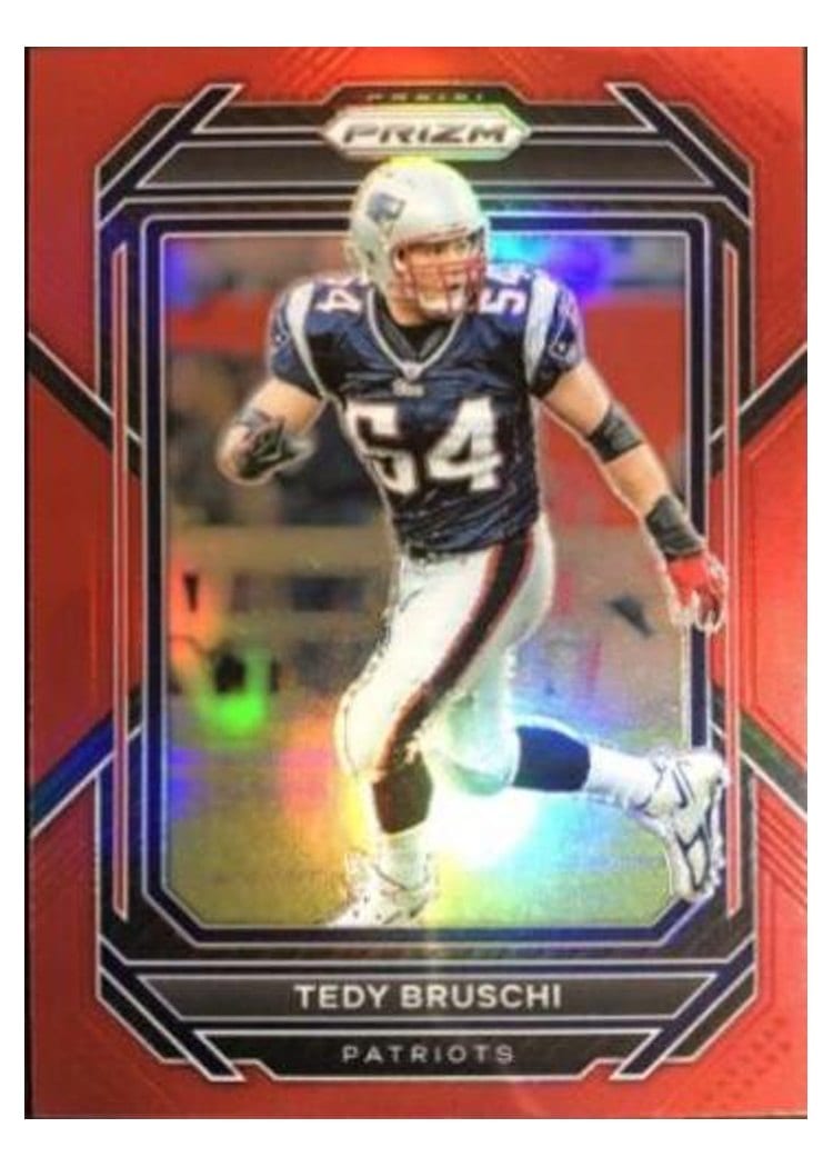 2022 Panini Prizm Base Set Tedy Bruschi #206 card