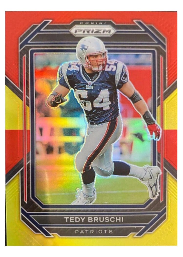 2022 Panini Prizm Base Set Tedy Bruschi #206 card