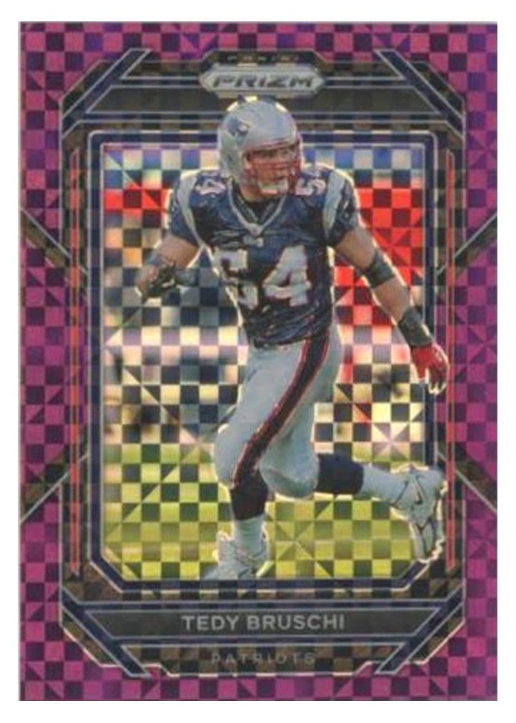 2022 Panini Prizm Base Set Tedy Bruschi #206 card