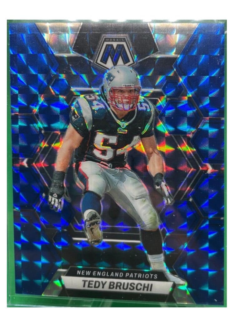 2023 Panini Mosaic Base Set Tedy Bruschi #166 card