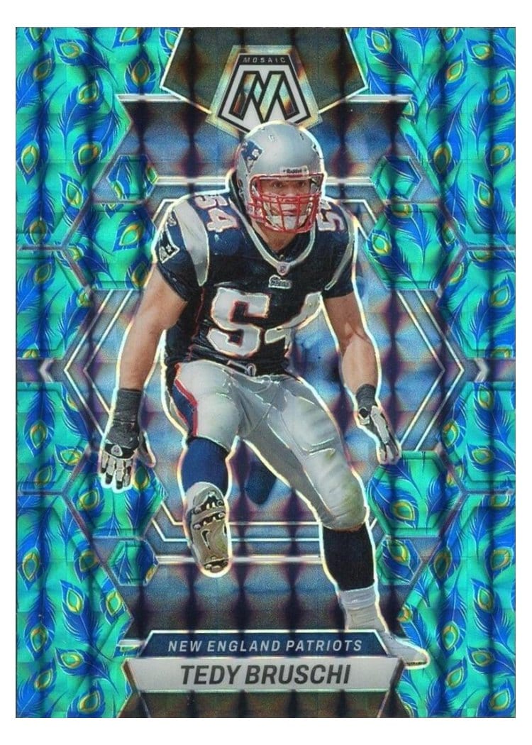 2023 Panini Mosaic Base Set Tedy Bruschi #166 card