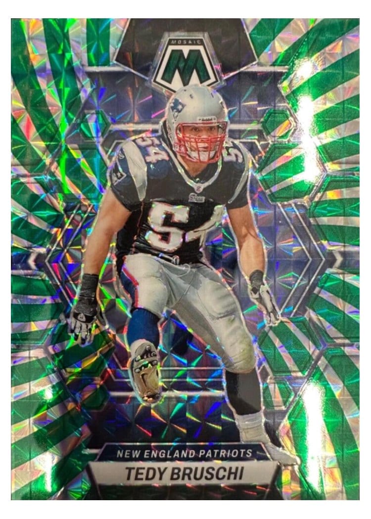 2023 Panini Mosaic Base Set Tedy Bruschi #166 card