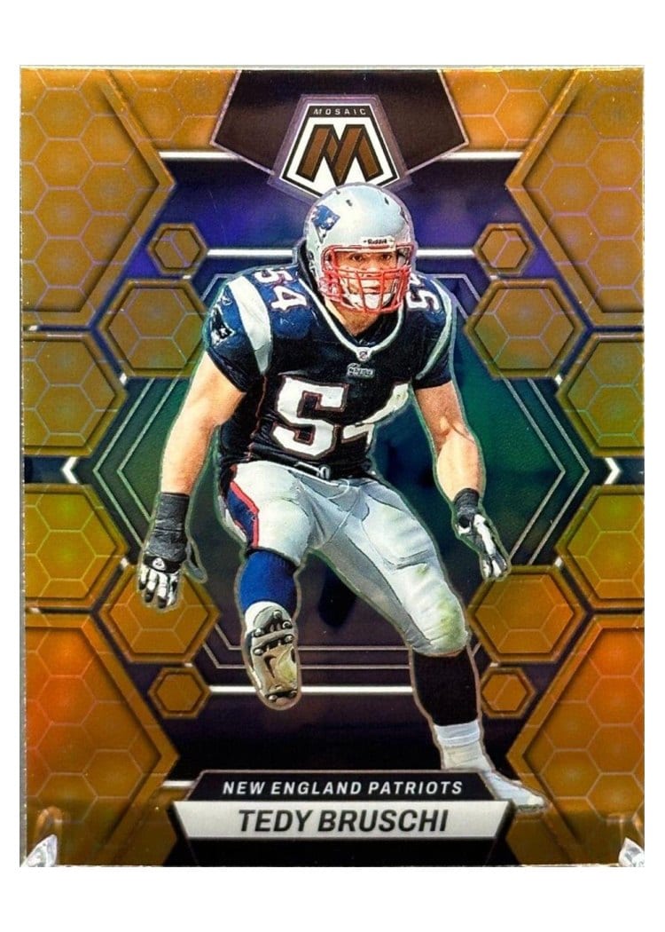 2023 Panini Mosaic Base Set Tedy Bruschi #166 card