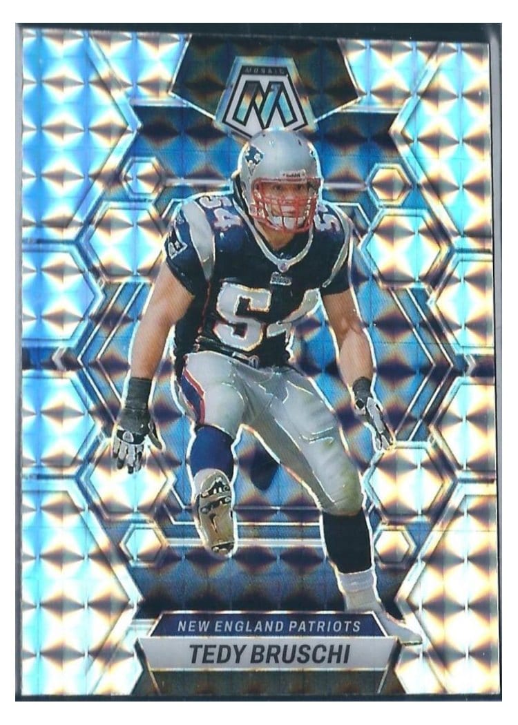 2023 Panini Mosaic Base Set Tedy Bruschi Mosaic #166 card