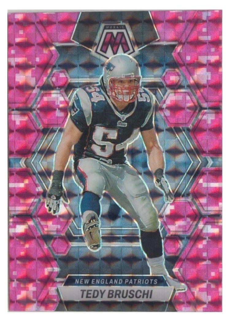2023 Panini Mosaic Base Set Tedy Bruschi #166 card