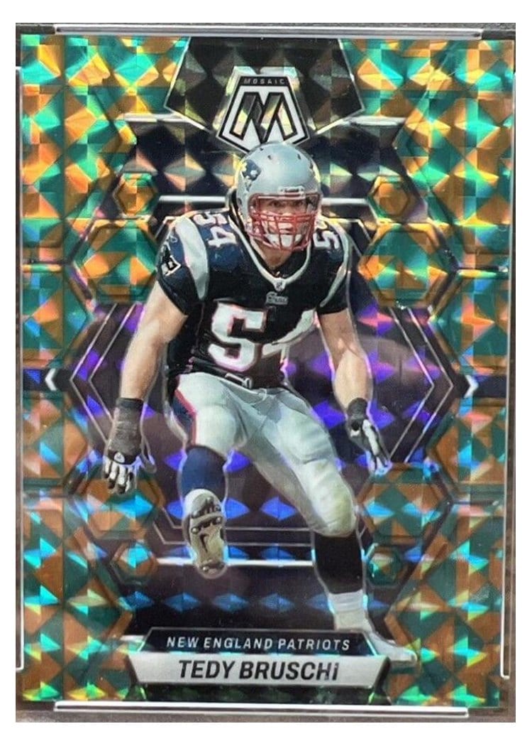 2023 Panini Mosaic Base Set Tedy Bruschi #166 card