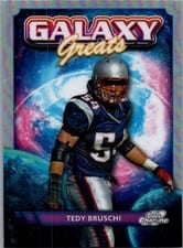 2024 Topps Chrome Cosmic Galaxy Greats Tedy Bruschi #GG-21 card