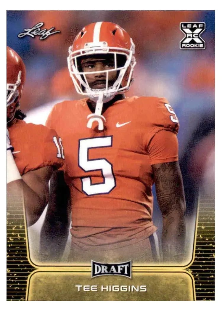 2020 Leaf Draft Tee Higgins #9 card