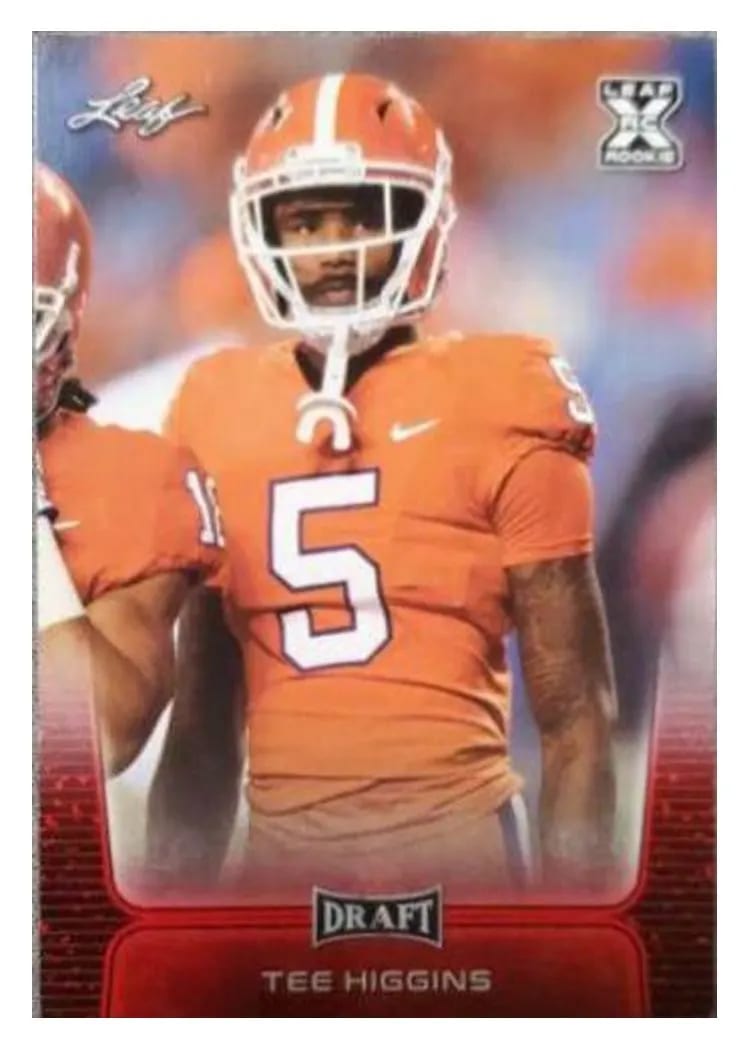 2020 Leaf Draft Tee Higgins #9 card
