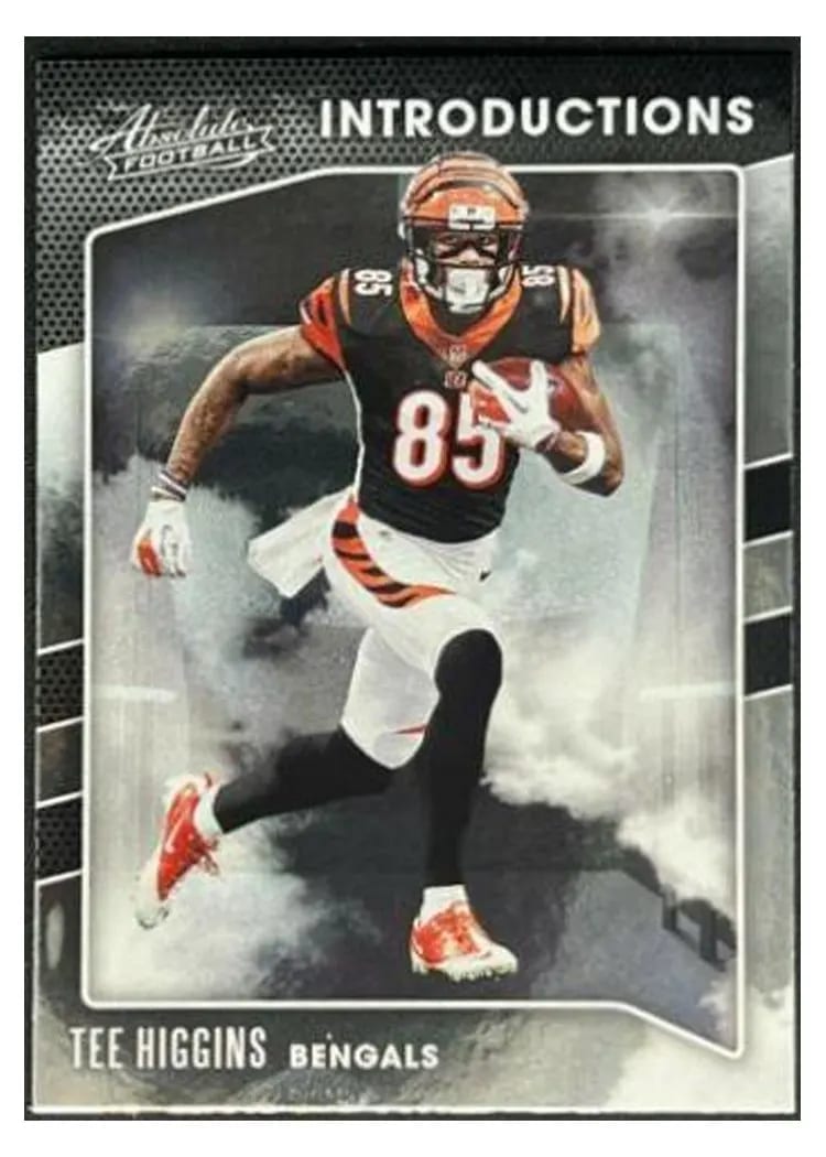 2020 Panini Absolute Introductions Tee Higgins #I-TH card