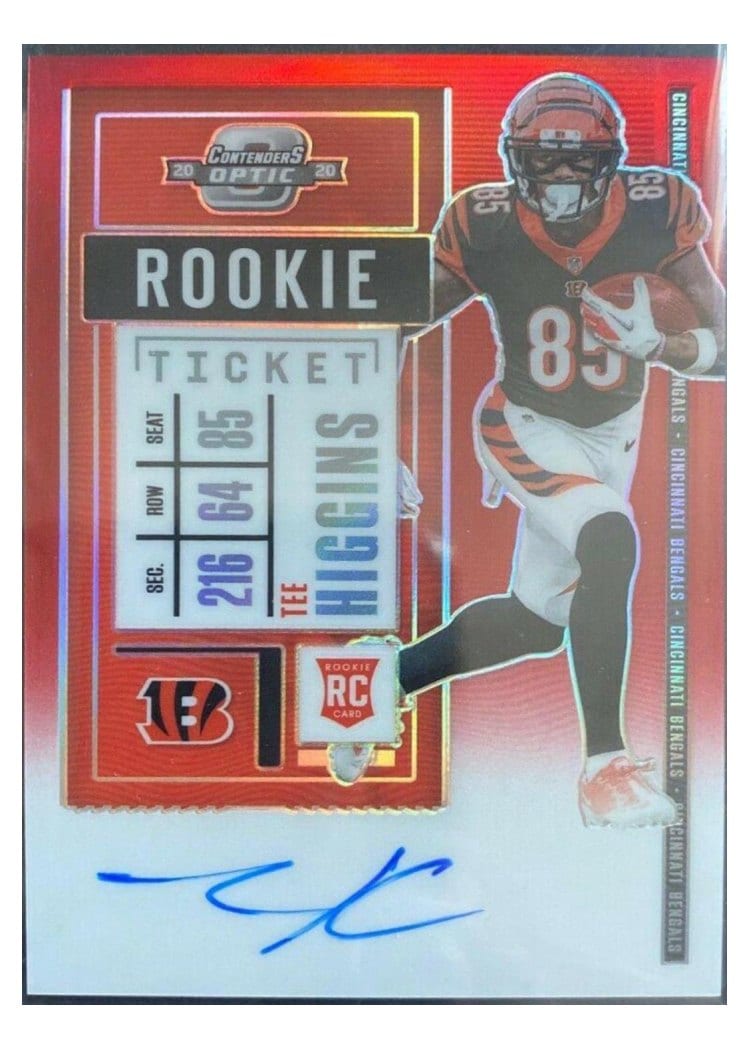 2020 Panini Contenders Optic Base Set Tee Higgins #113 card