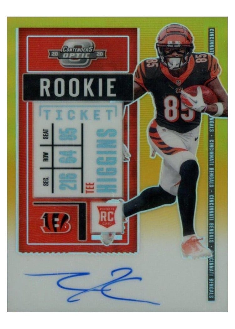 2020 Panini Contenders Optic Base Set Tee Higgins #113 card