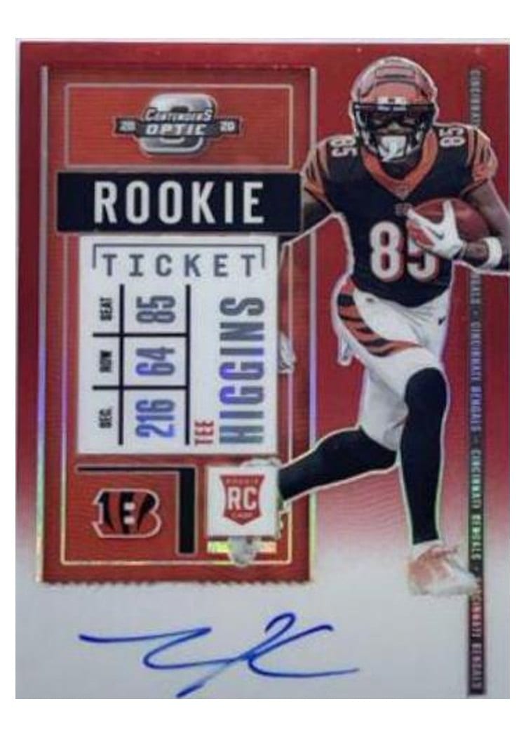 2020 Panini Contenders Optic Base Set Tee Higgins #113 card
