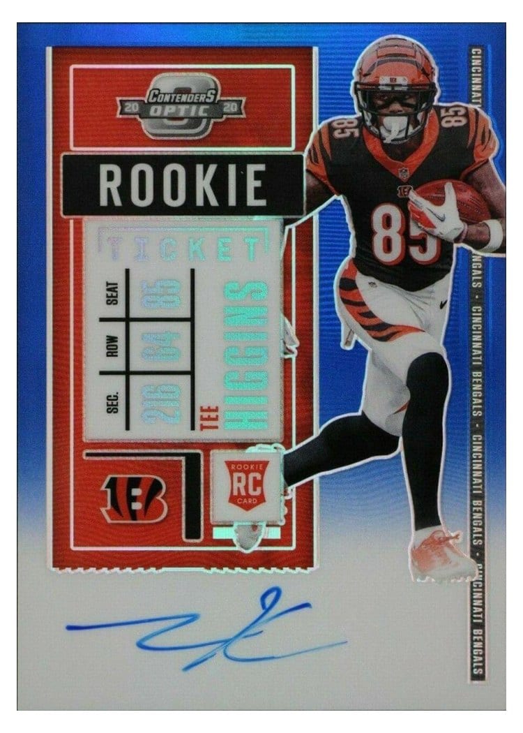 2020 Panini Contenders Optic Base Set Tee Higgins #113 card