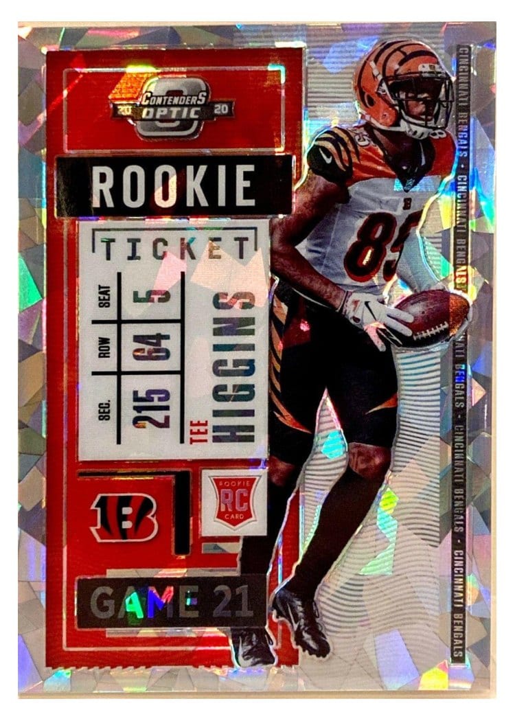 2020 Panini Contenders Optic Base Set Tee Higgins #92 card