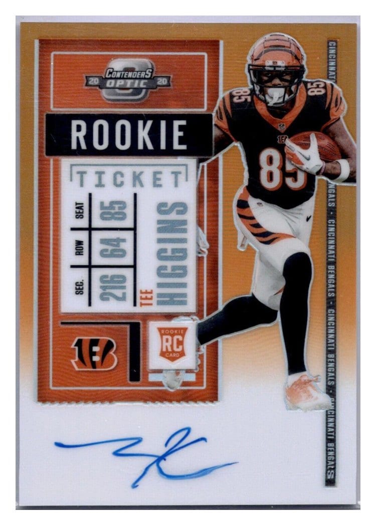 2020 Panini Contenders Optic Base Set Tee Higgins #92 card