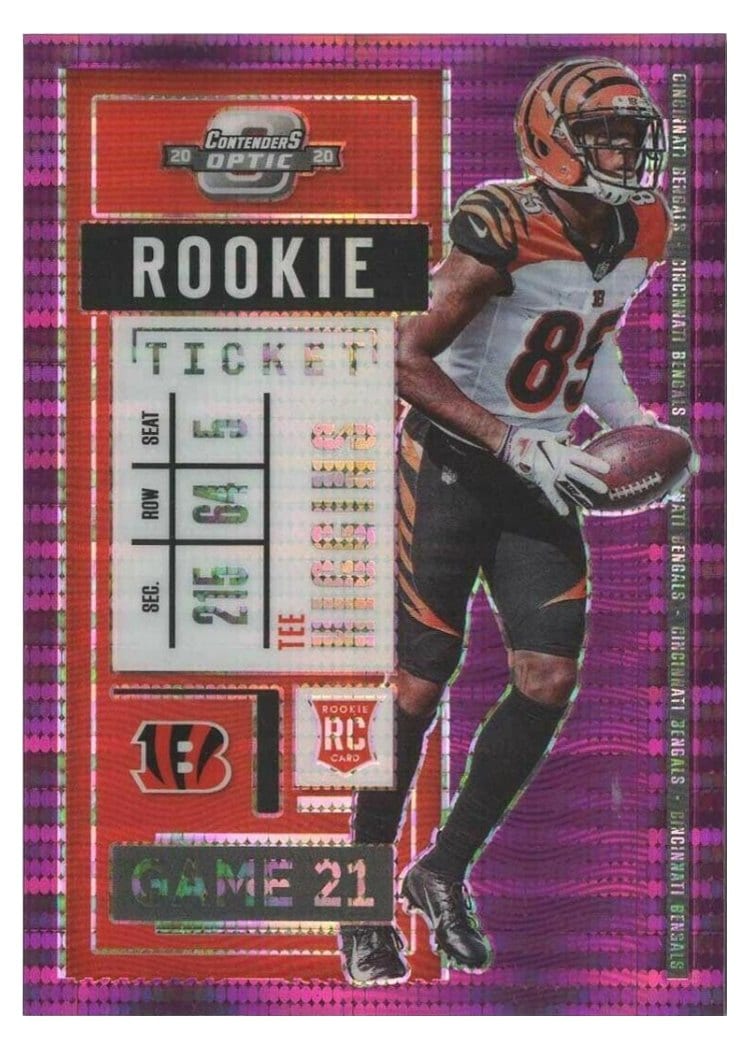 2020 Panini Contenders Optic Base Set Tee Higgins #92 card
