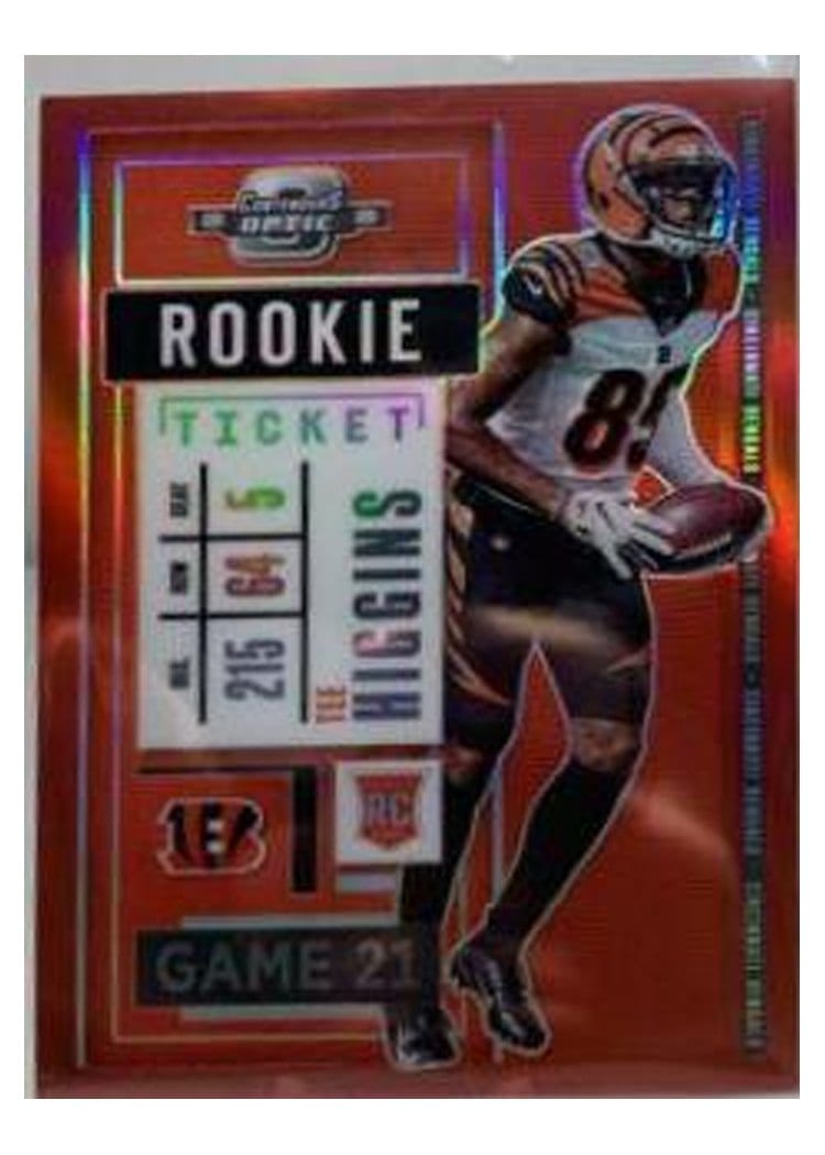 2020 Panini Contenders Optic Base Set Tee Higgins #92 card