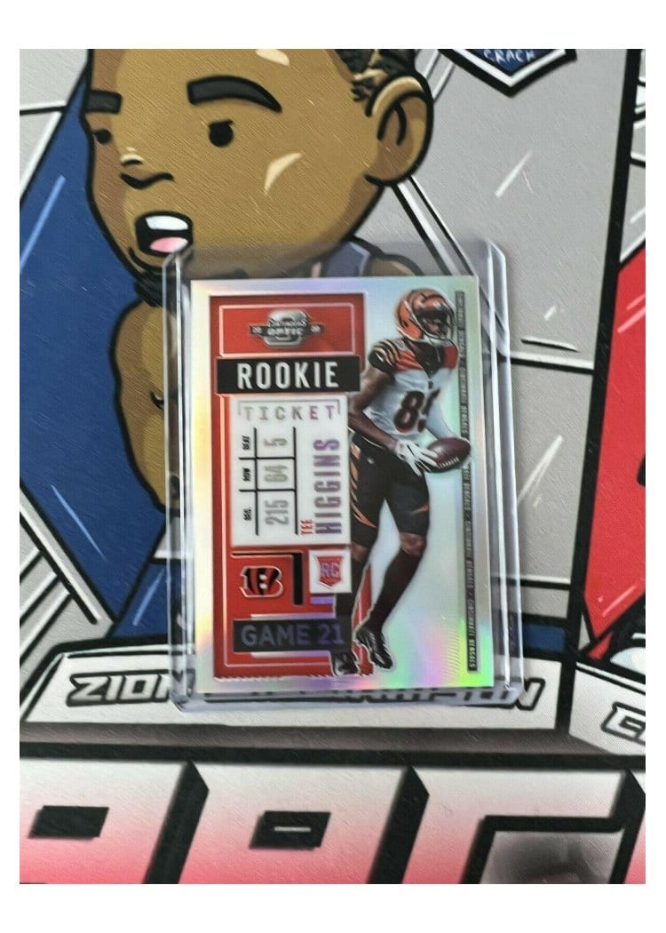 2020 Panini Contenders Optic Base Set Tee Higgins Silver #92 card