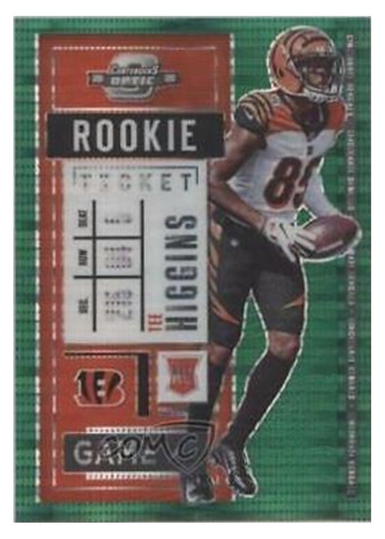 2020 Panini Contenders Optic Base Set Tee Higgins #92 card