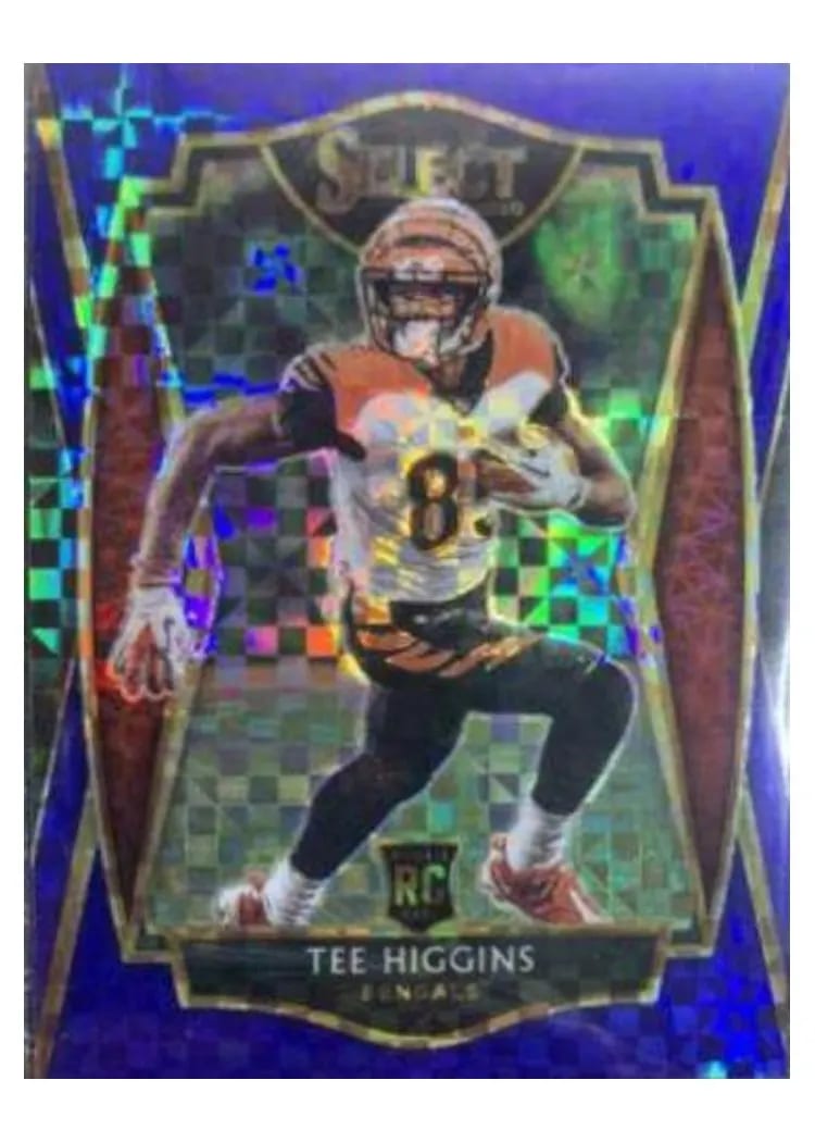 2020 Panini Select Base Set Tee Higgins #160 card