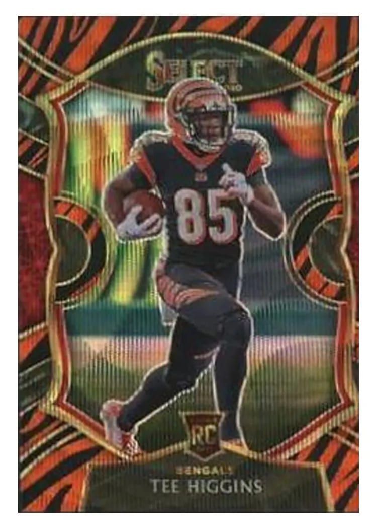 2020 Panini Select Base Set Tee Higgins #60 card