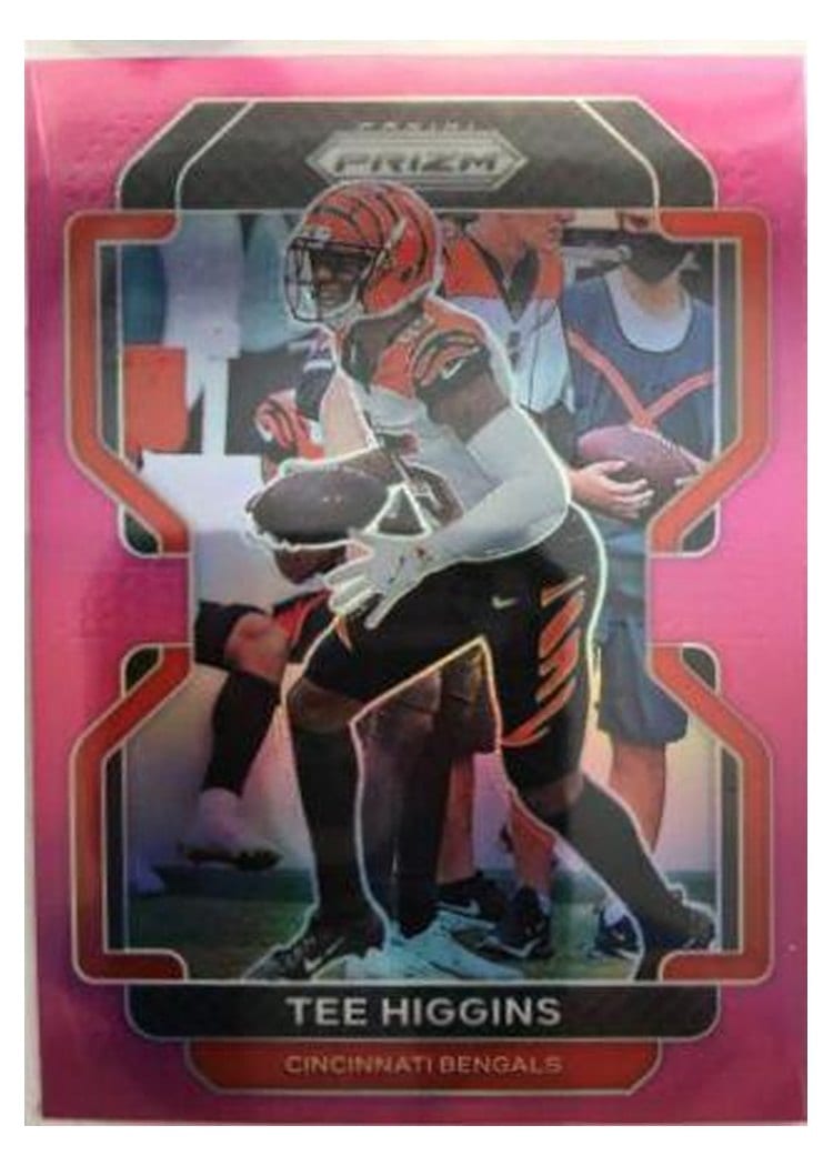 2021 Panini Prizm Base Set Tee Higgins Pink Prizm #271 card