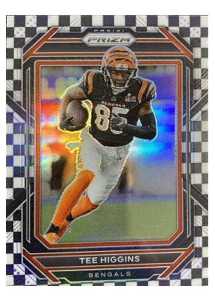2022 Panini Prizm Base Set Tee Higgins Black White Checker #59 card
