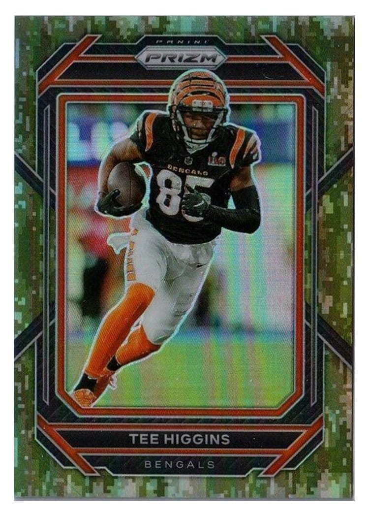 2022 Panini Prizm Base Set Tee Higgins #59 card