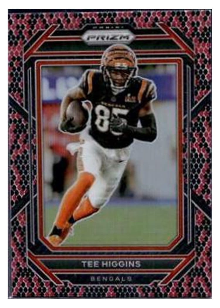 2022 Panini Prizm Base Set Tee Higgins Snakeskin #59 card