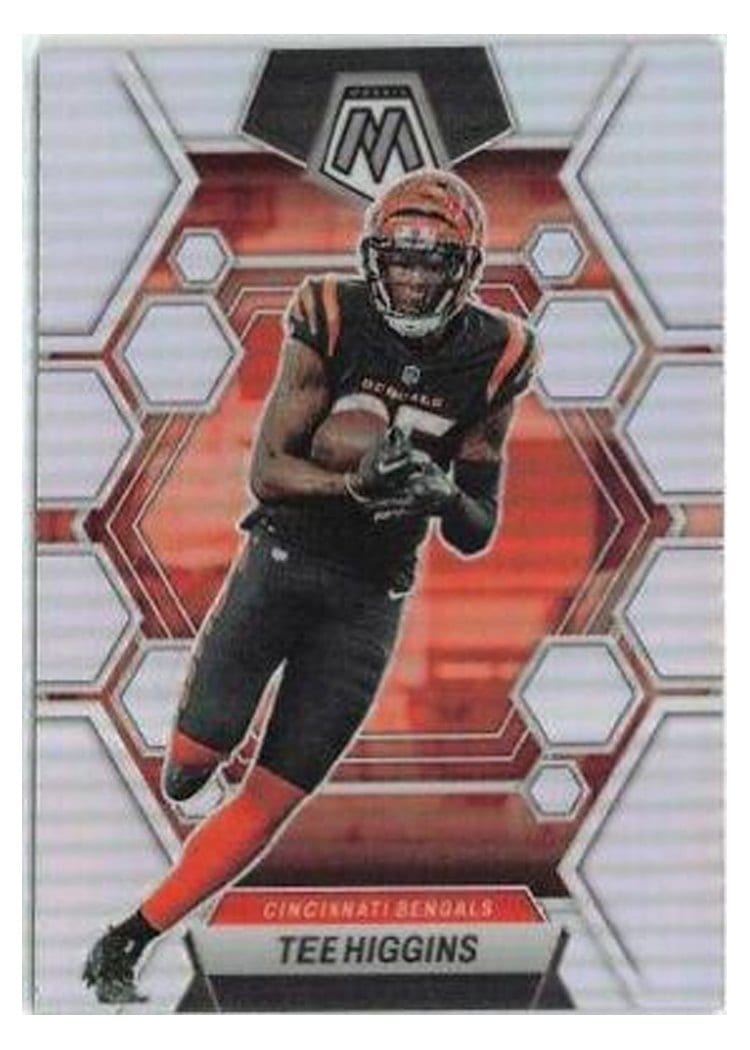 2023 Panini Mosaic Base Set Tee Higgins Silver #42 card