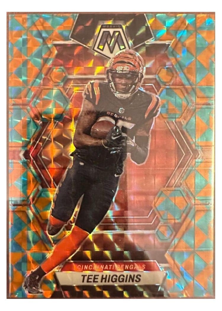 2023 Panini Mosaic Base Set Tee Higgins #42 card