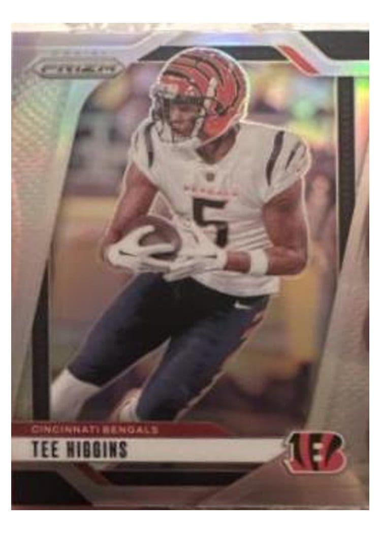 2024 Panini Prizm Base Set Tee Higgins Silver #58 card