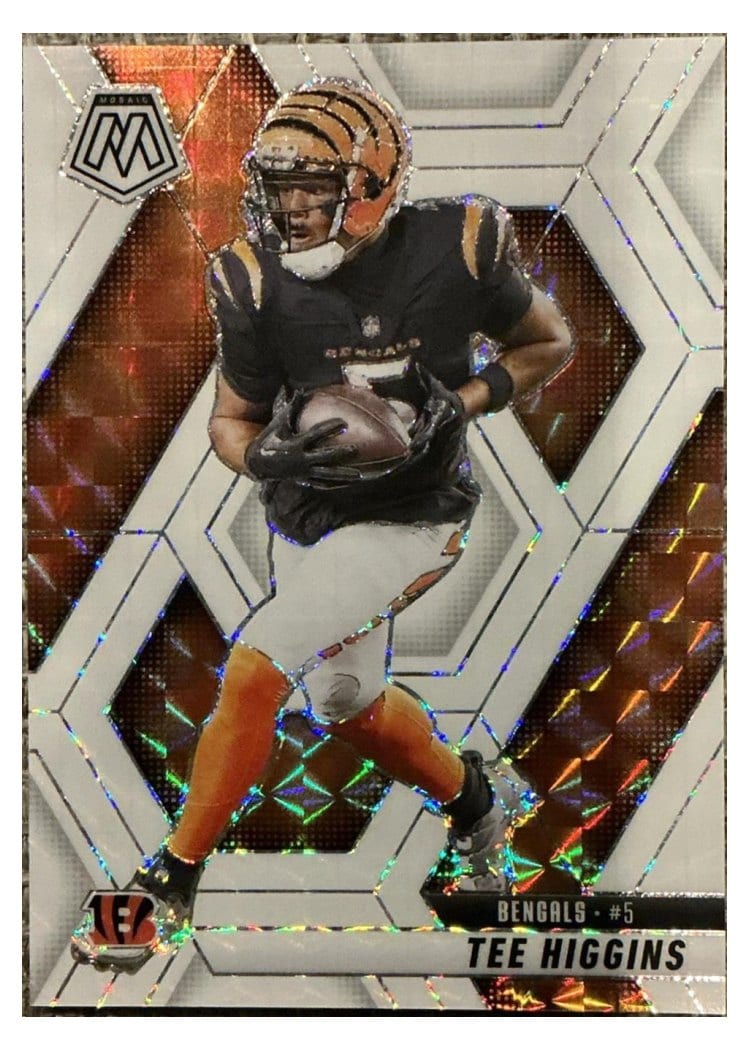 2025 Panini Mosaic Base Set Tee Higgins White #246 card